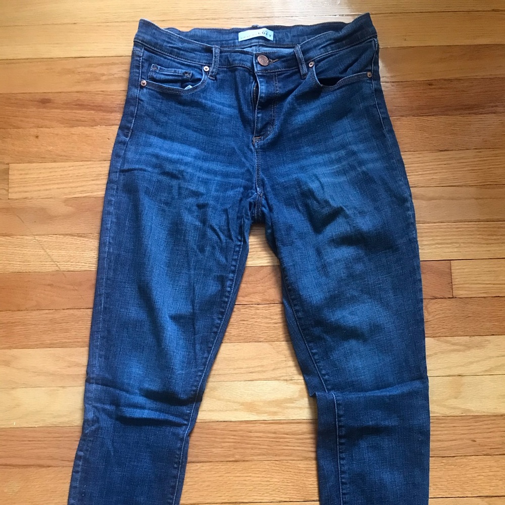 LOFT Modern Skinny Ankle Jeans